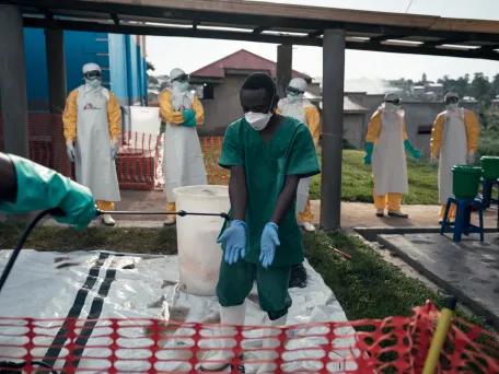 epidemie eboly léčebné centrum v Ituri