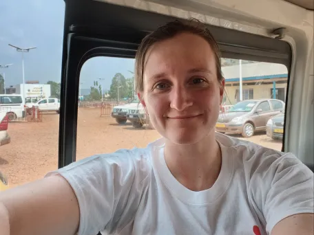 Anestezioložka Kateřina Benešová. Středoafrická republika, 2026. Foto: Kateřina Benešová