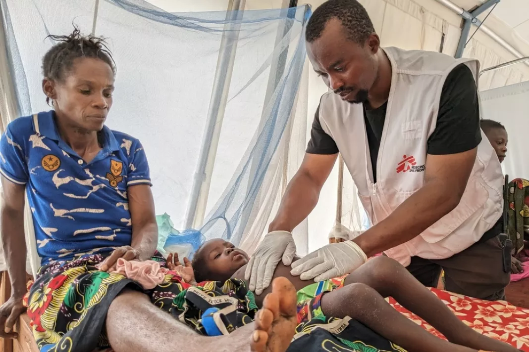 Measles epidemic in Ingende
