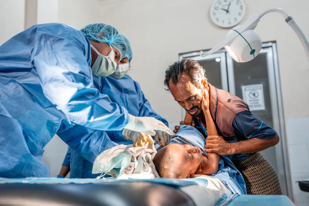 Rohingya Response: Abcess-patient Shofi