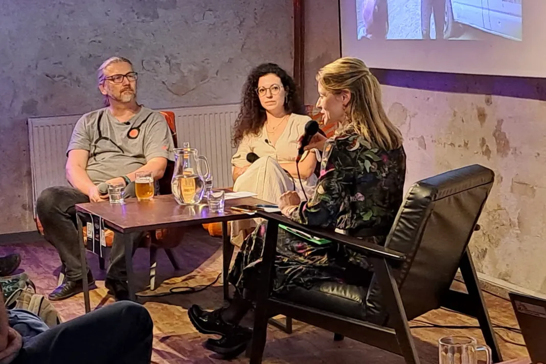 Debata v Hybernské. Praha, 2025. Foto:  Lékaři bez hranic