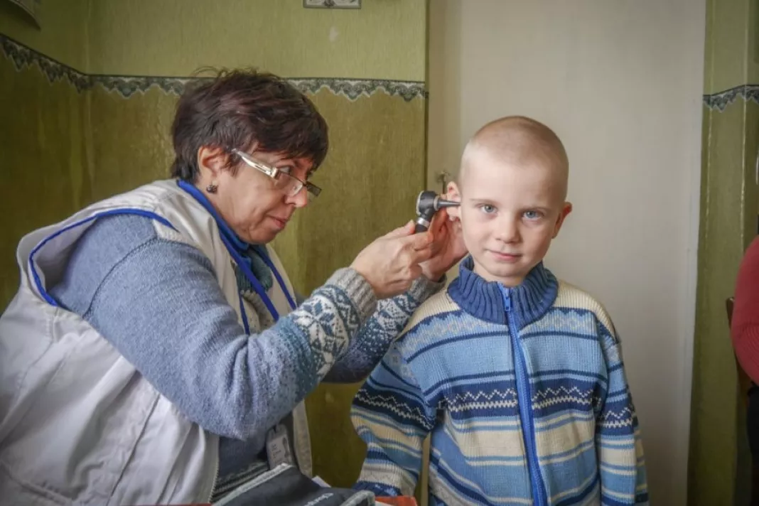 Eastern Ukraine Mobile Clinics - Slavne Village