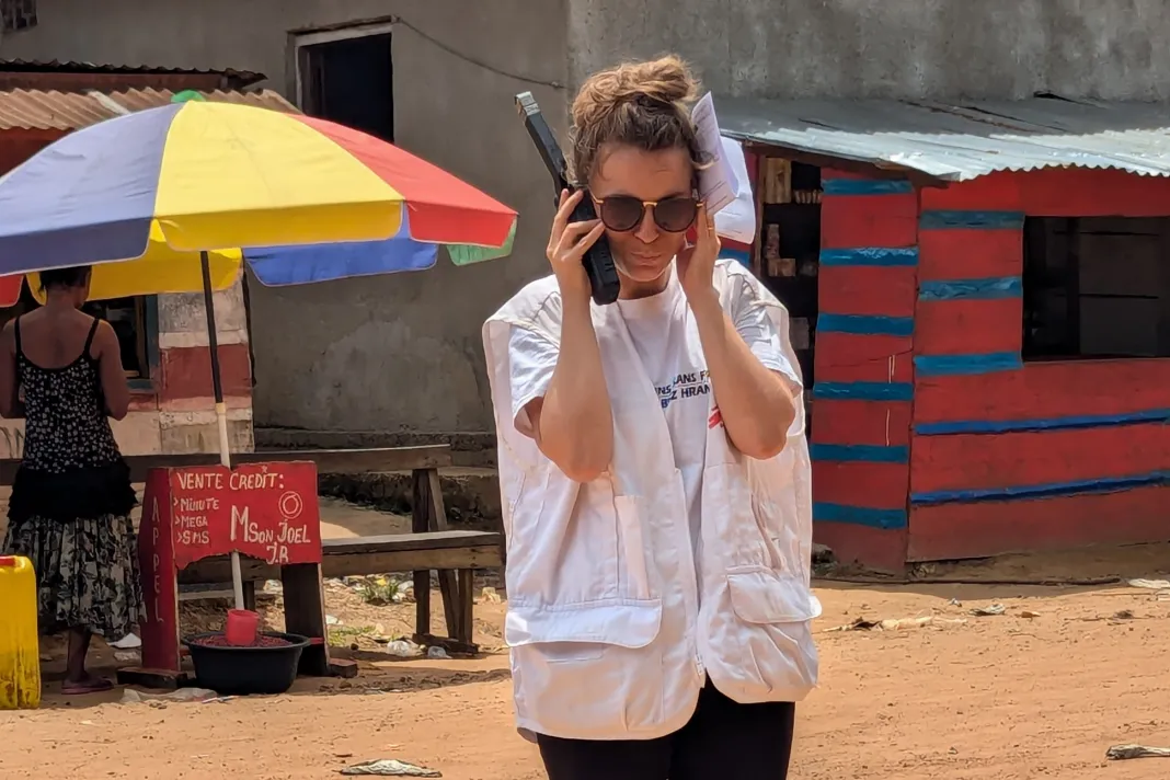 Nikola SKlenovská na misi. Konžská demokratická republika, 2024. Foto: NIkola Sklenovská / Lékaři bez hranic