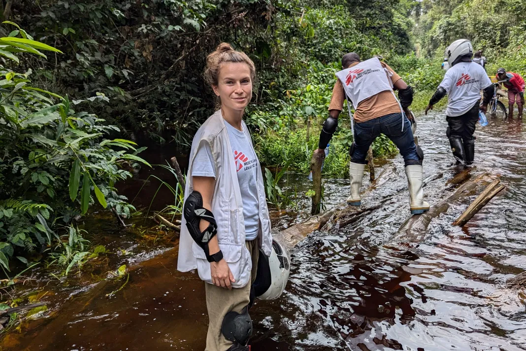 Nikola SKlenovská na misi. Konžská demokratická republika, 2024. Foto: NIkola Slenovská / Lékaři bez hranic