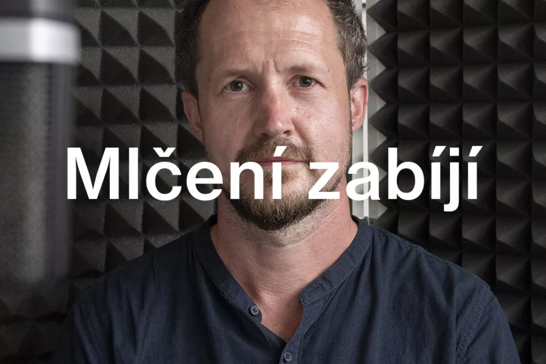 Jan Vetešník ve studiu Lékařů bez hranic, Česká republika. Foto: Zdeněk Chaloupka