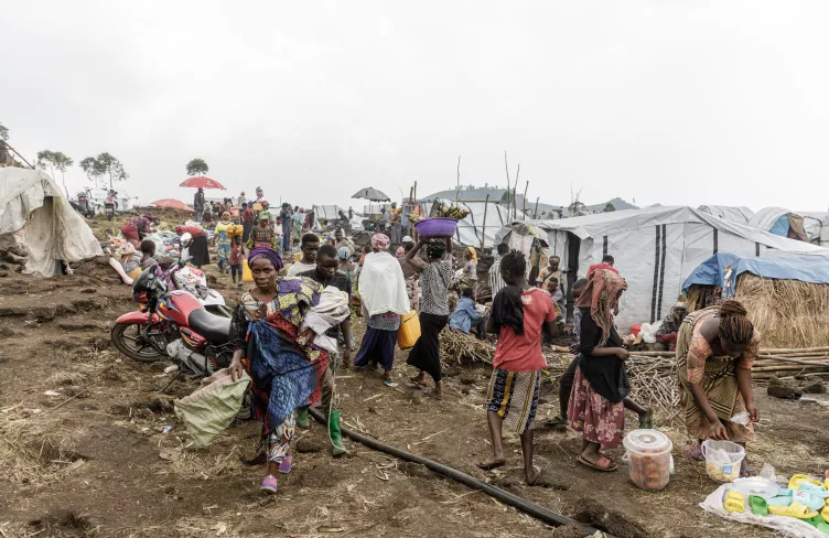 View of the Bulengo IDP site