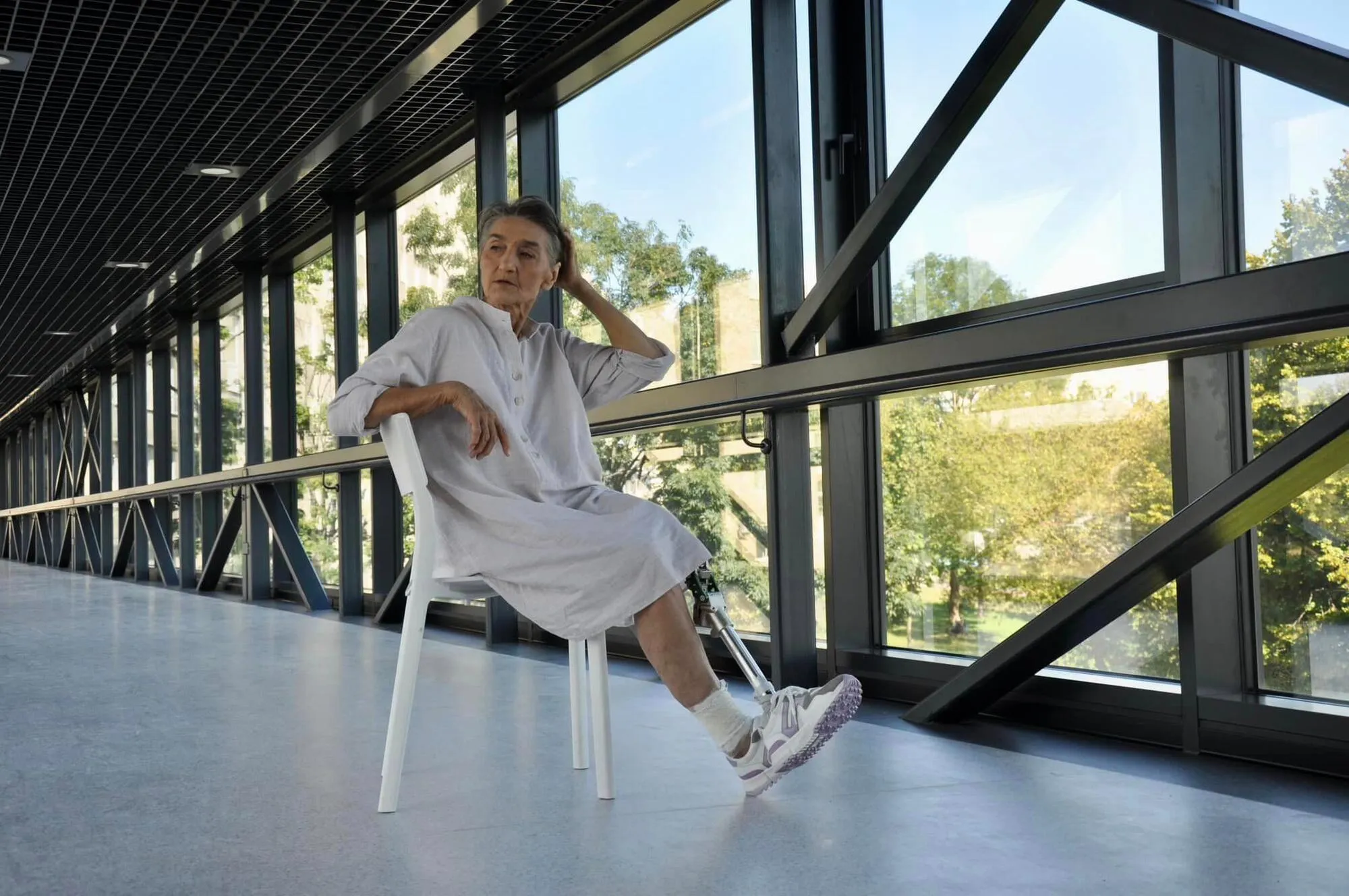 Pacientka Taťána, Ukrajina, 2024. Foto: Lékaři bez hranic