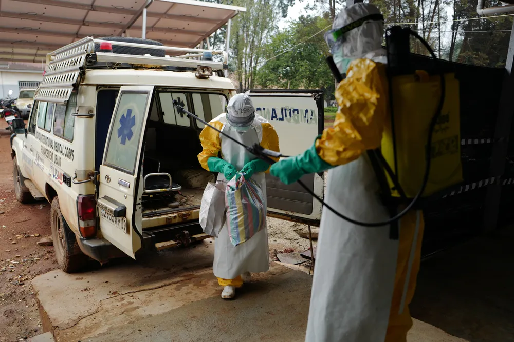 MSF Ebola isolation center in Butembo