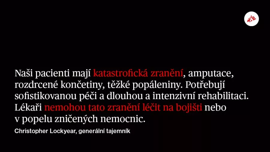 Náš generální tajemník před Radou bezpečnosti OSN: Útoky na zdravotní péči jsou útoky proti lidskosti. Zdravotníci nemohou zranění léčit na bojišti nebo v popelu zničených nemocnic.