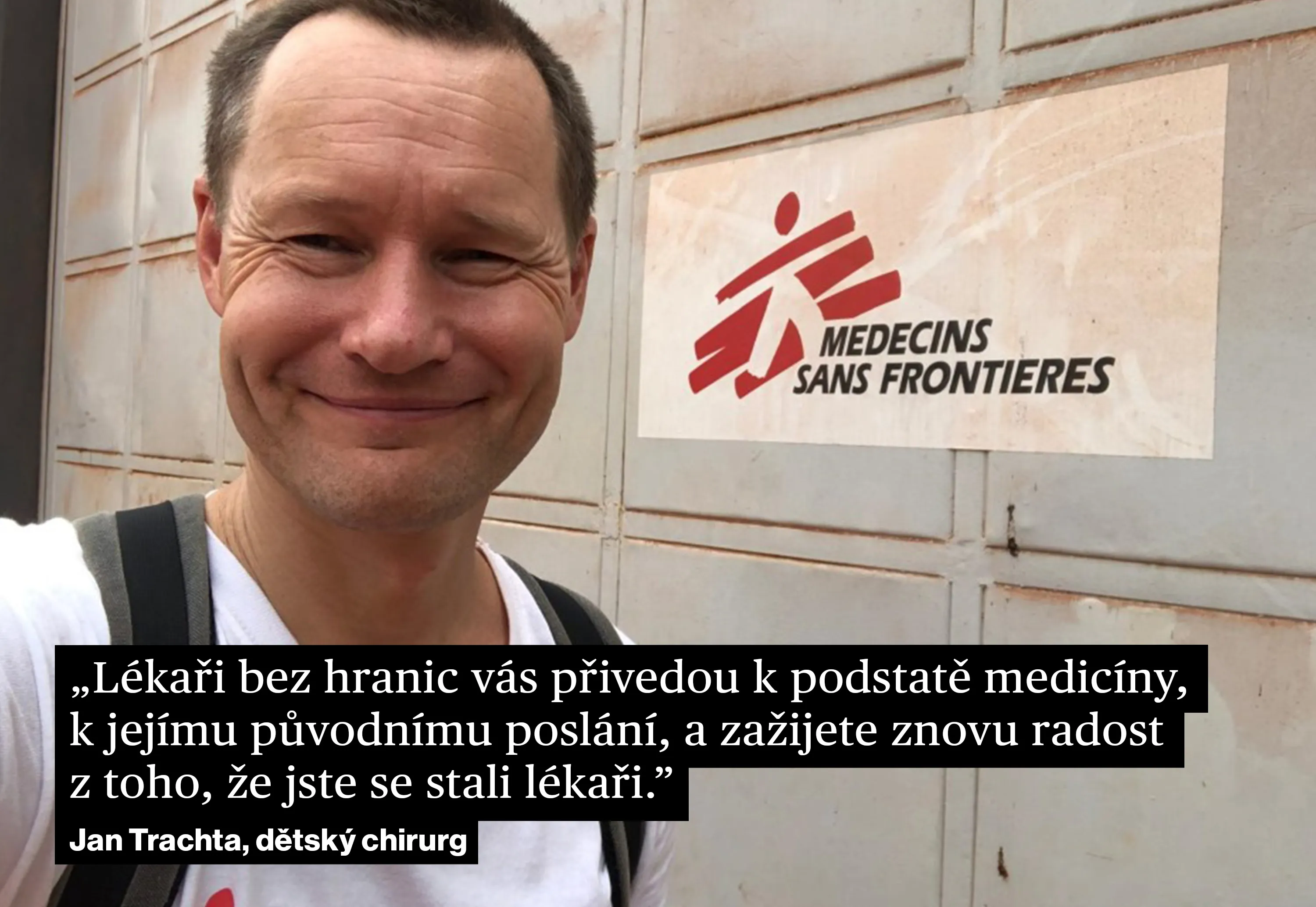 Jan Trachta, dětský chirurg. 