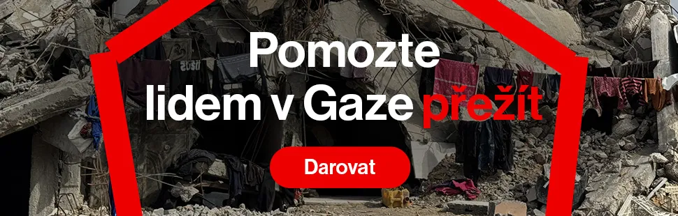 Pomozte lidem v Gaze přežít. Darovat