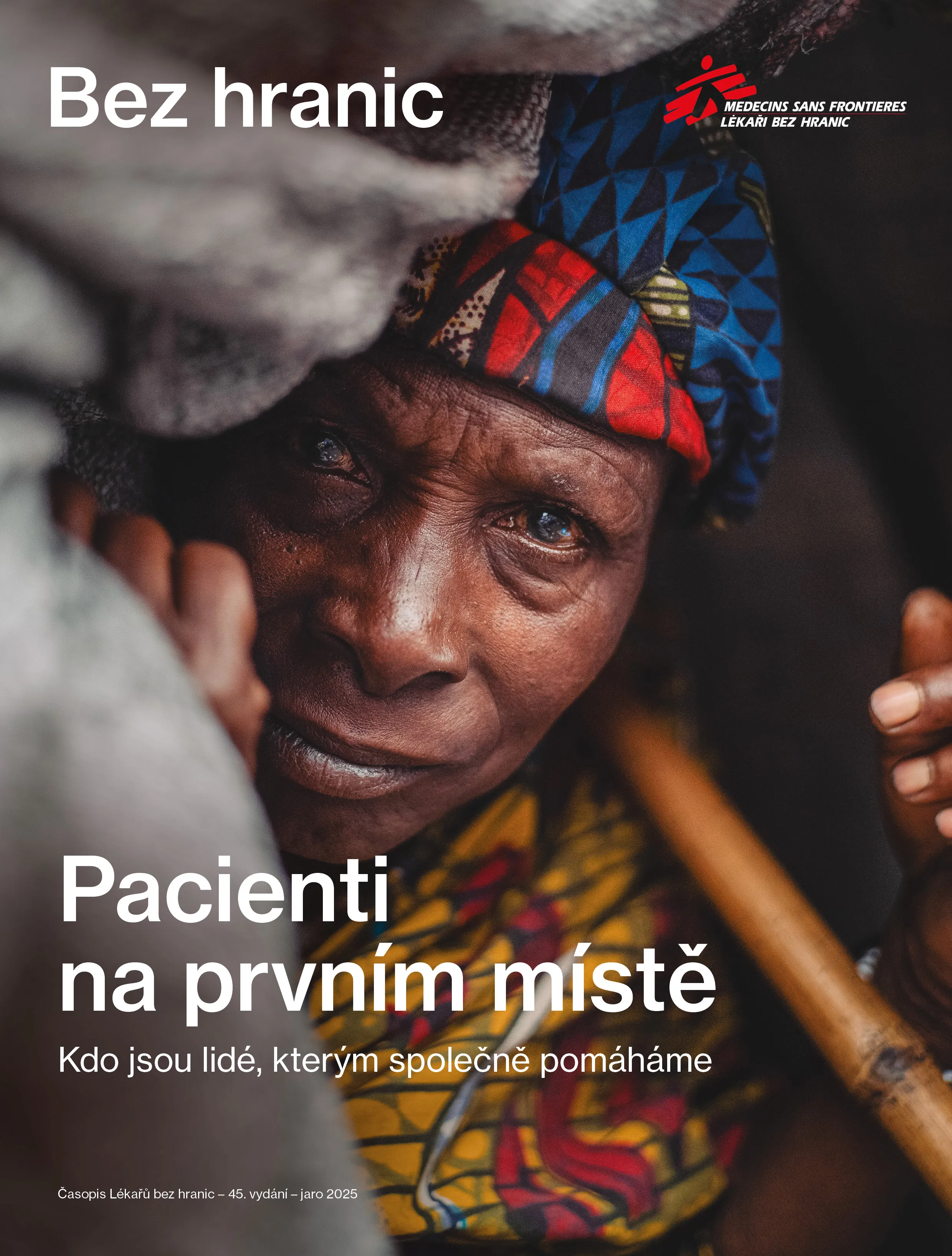 Obálka časopisu Bez hranic, Jaro 2025, Pacienti na prvním místě