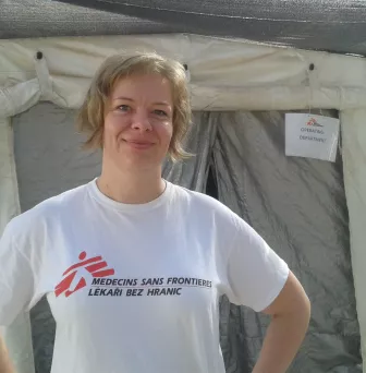 Eva Kušíková, Irák, 2017. Foto: Lékaři bez hranic